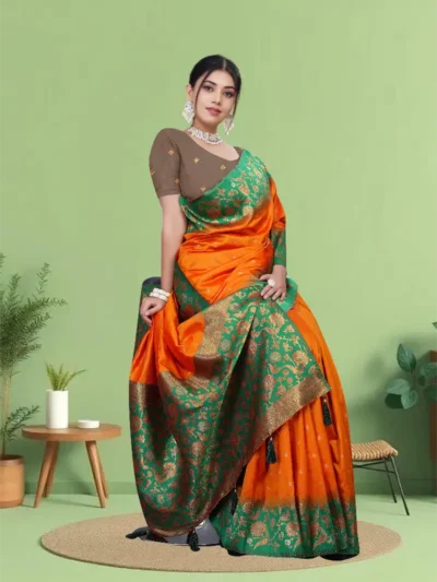 maharanga banarasi silk saree festive saree
